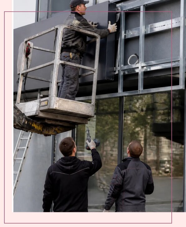 Изготовление и монтаж наружной рекламы под ключ в Темрюке
